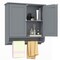 Wall Mounted Bathroom Storage Medicine Cabinet with Towel Bar